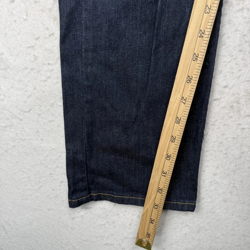 Levis 513 Jeans Mens 30x32 Dark Wash Blue Slim Straight Stretch Denim Pants